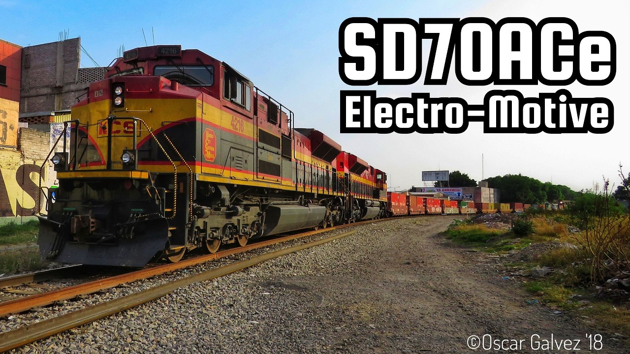 DESCUBRE la SD70ACe de EMD: la potente e innovadora locomotora que ha revolucionado el ferrocarril