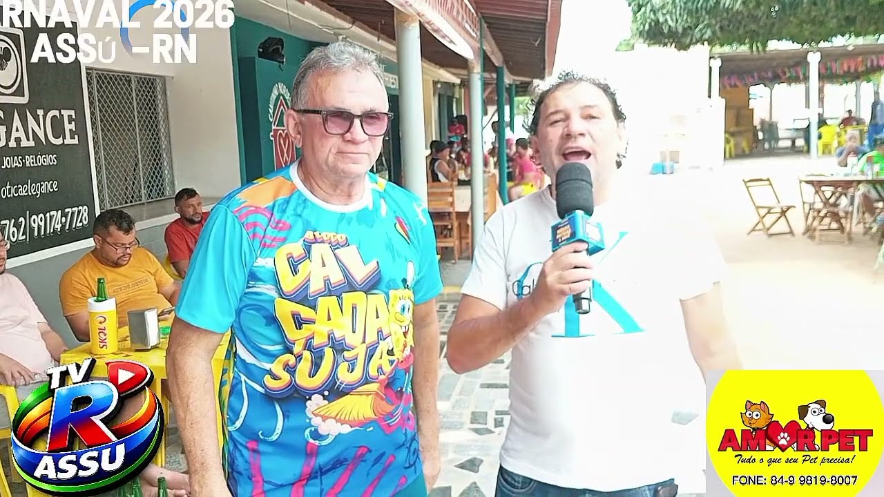 14-02-2026: COBERTURA CARNAVAL 2026 E NA TVR, ASSÚ POLO CENTRO COMERCIAL DA COHAB ASSÚ (WALACE ) 