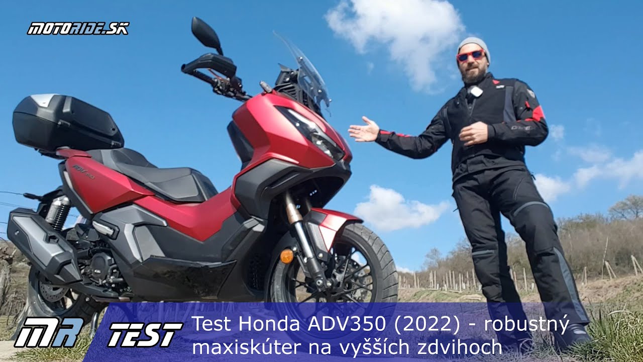 Test Honda ADV350 (2022) - robustný maxiskúter na vyšších zdvihoch - motoride.sk