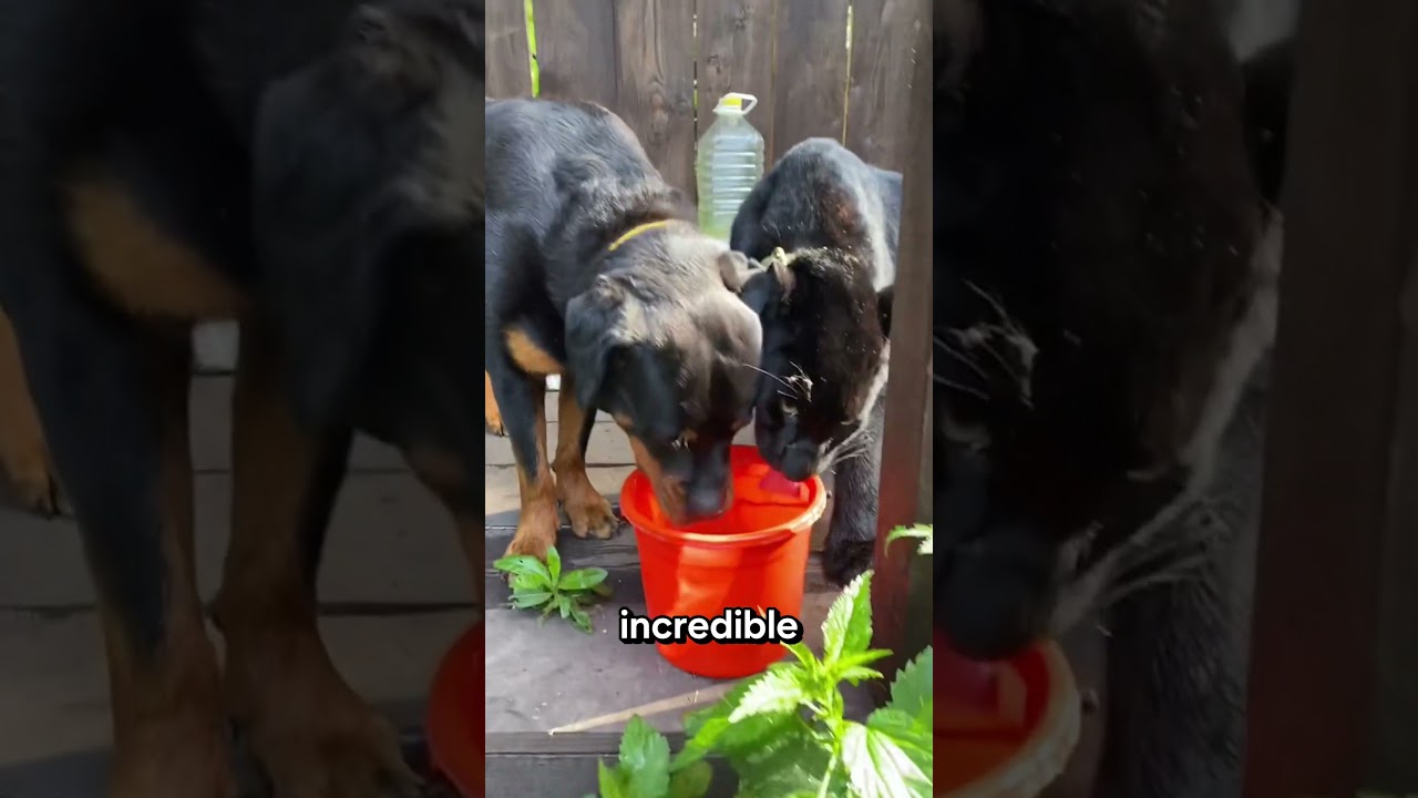 Unlikely Best Friends: Rottweiler and Panther's Incredible Bond!