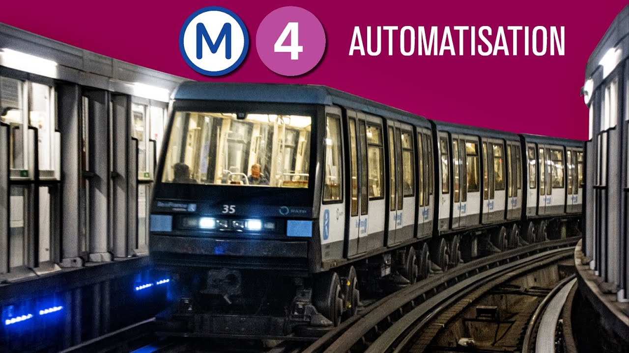 [ Video Metro ] Premiers métros automatiques sur la ligne 4 du métro de Paris !