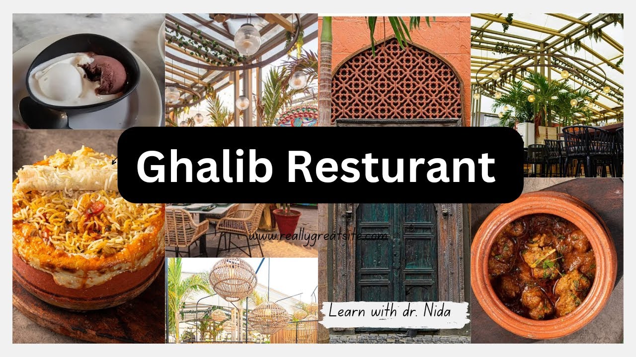 Pakistani Foods at Ghalib Restaurant Karachi | Ghalib Restaurant | Roof Top Resturant