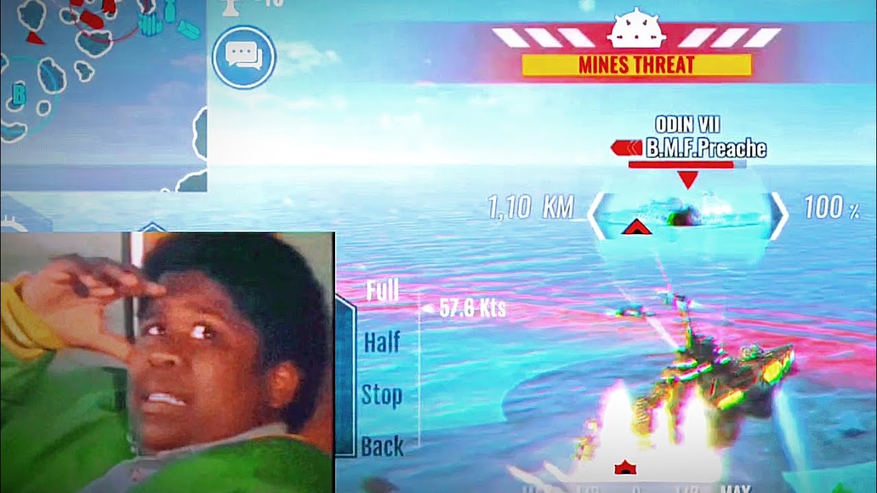 Ꮇคɇsŧɍø & INS·Noor VS BMF·Preache & Jemented - Gameplay Pacific Warships