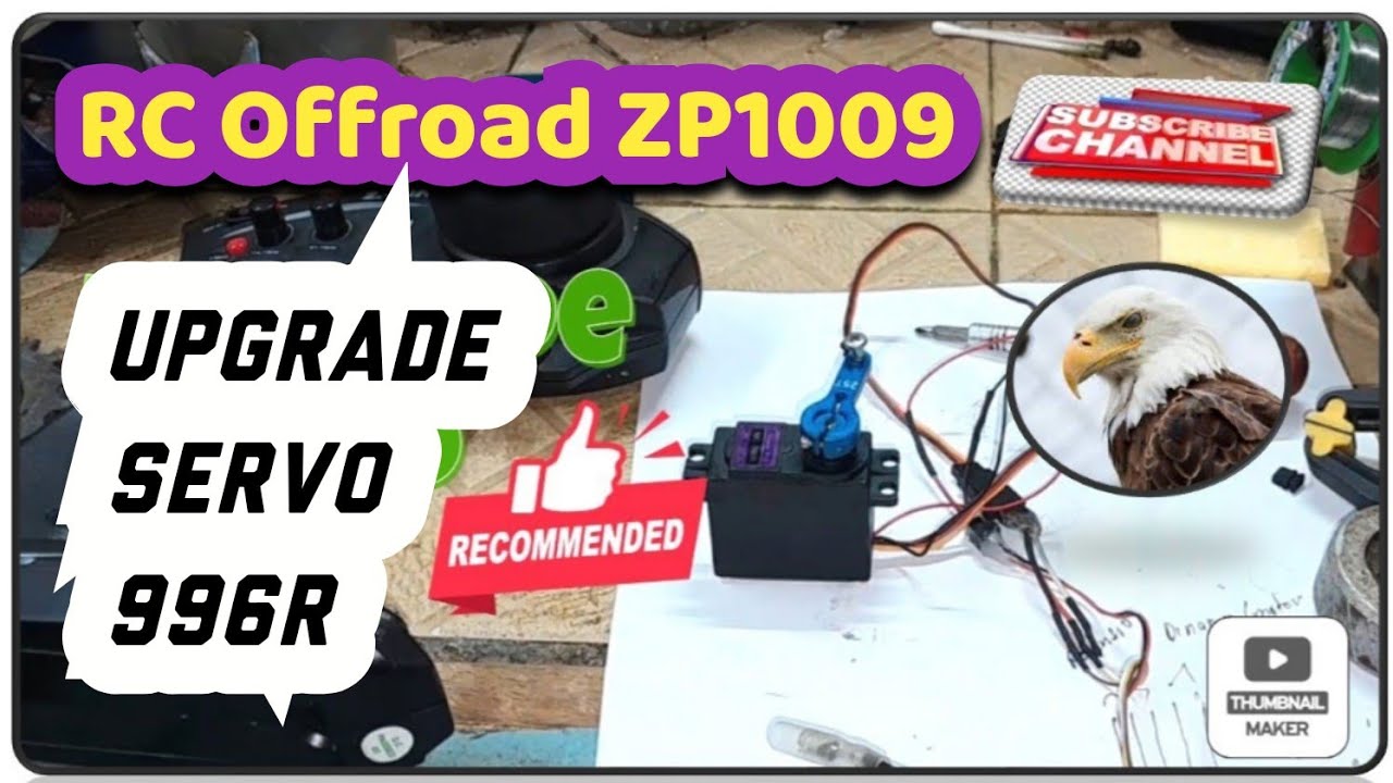 RC ZP1009 Pasang Servo 996R 3 Pin To 5 Pin