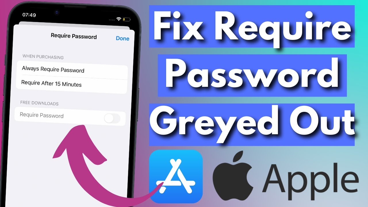Как исправить неактивность параметра &laquo;Требовать пароль&raquo; на iPhone и iPad с iOS 16