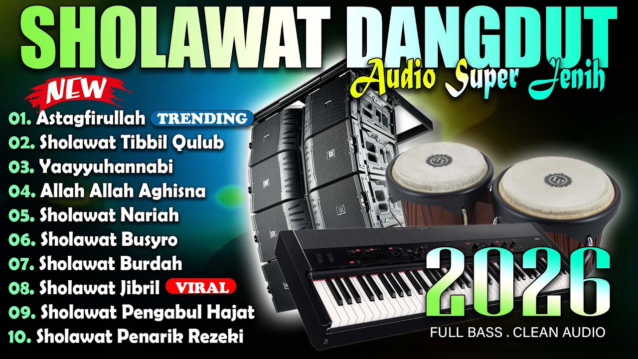 PLAYLIST SHOLAWAT SUARA MERDU MENYEJUKAN HATI | Aghisna, Tibbil Qulub, Jibril | SHOLAWAT TERBAIK