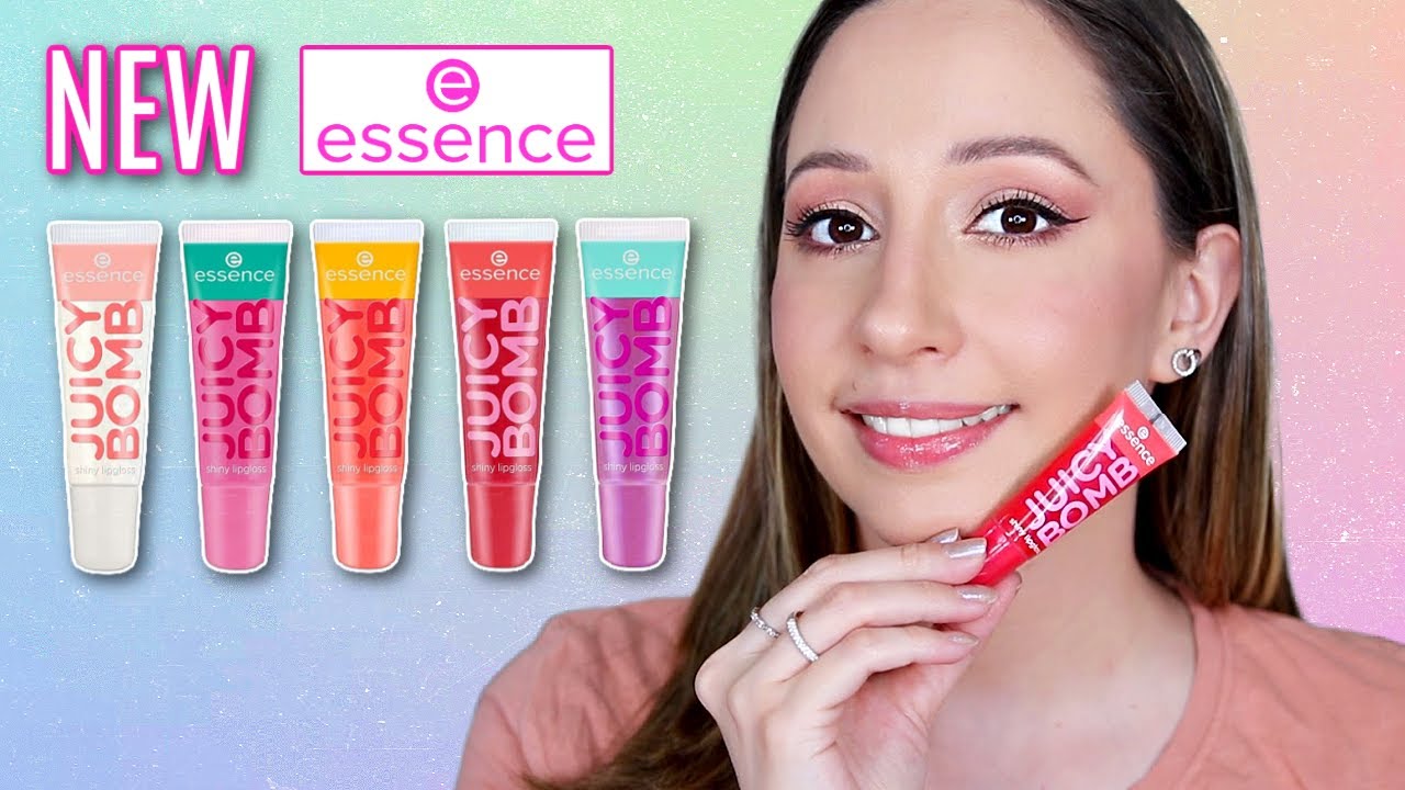 New Shades Of The Essence Juicy Bomb Lip Gloss! (so shinyyy)