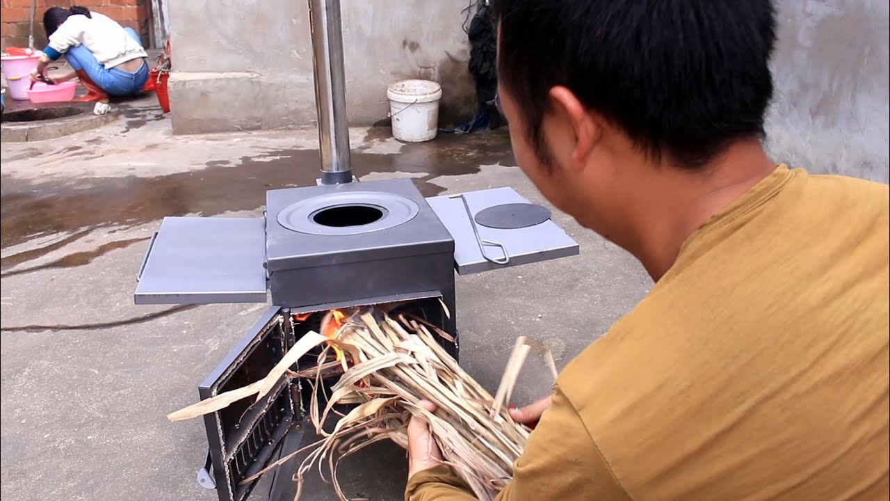 中国农村都用什么煮饭？这个柴火灶太高端了 Chinese rural cooking tools