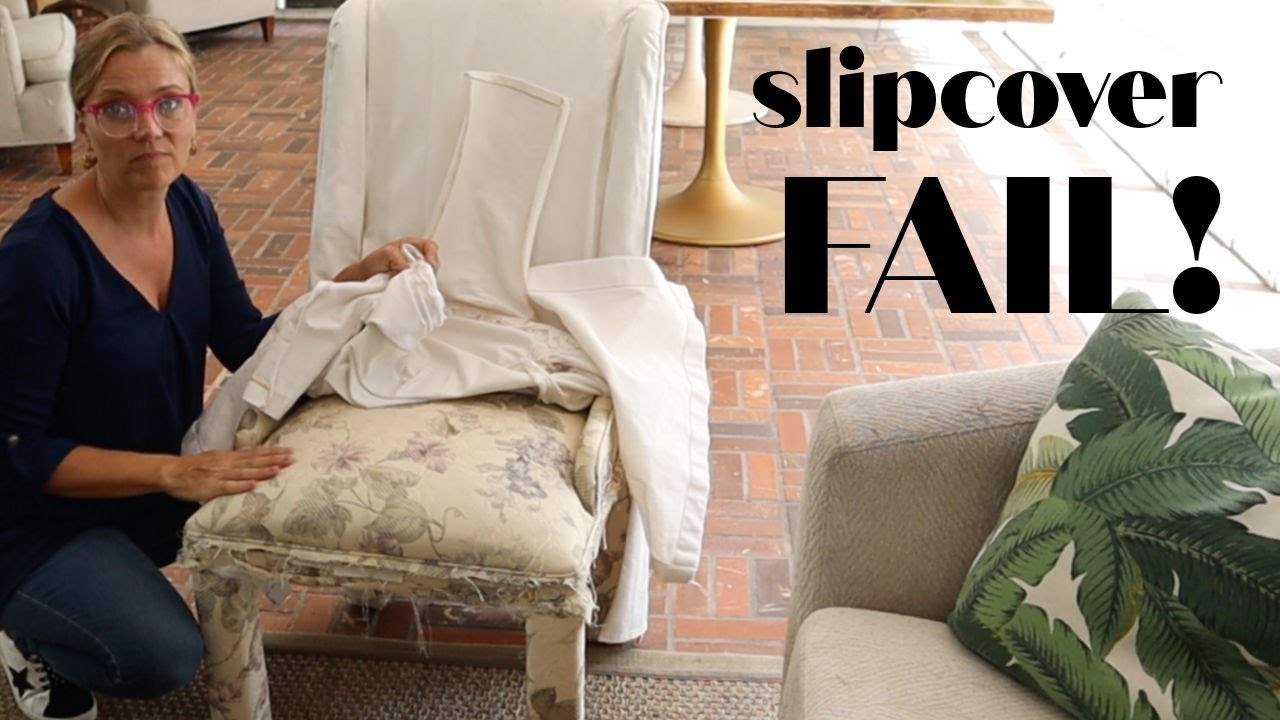 slipcover fails and successes...what style of furniture is not ideal for a slipcover.