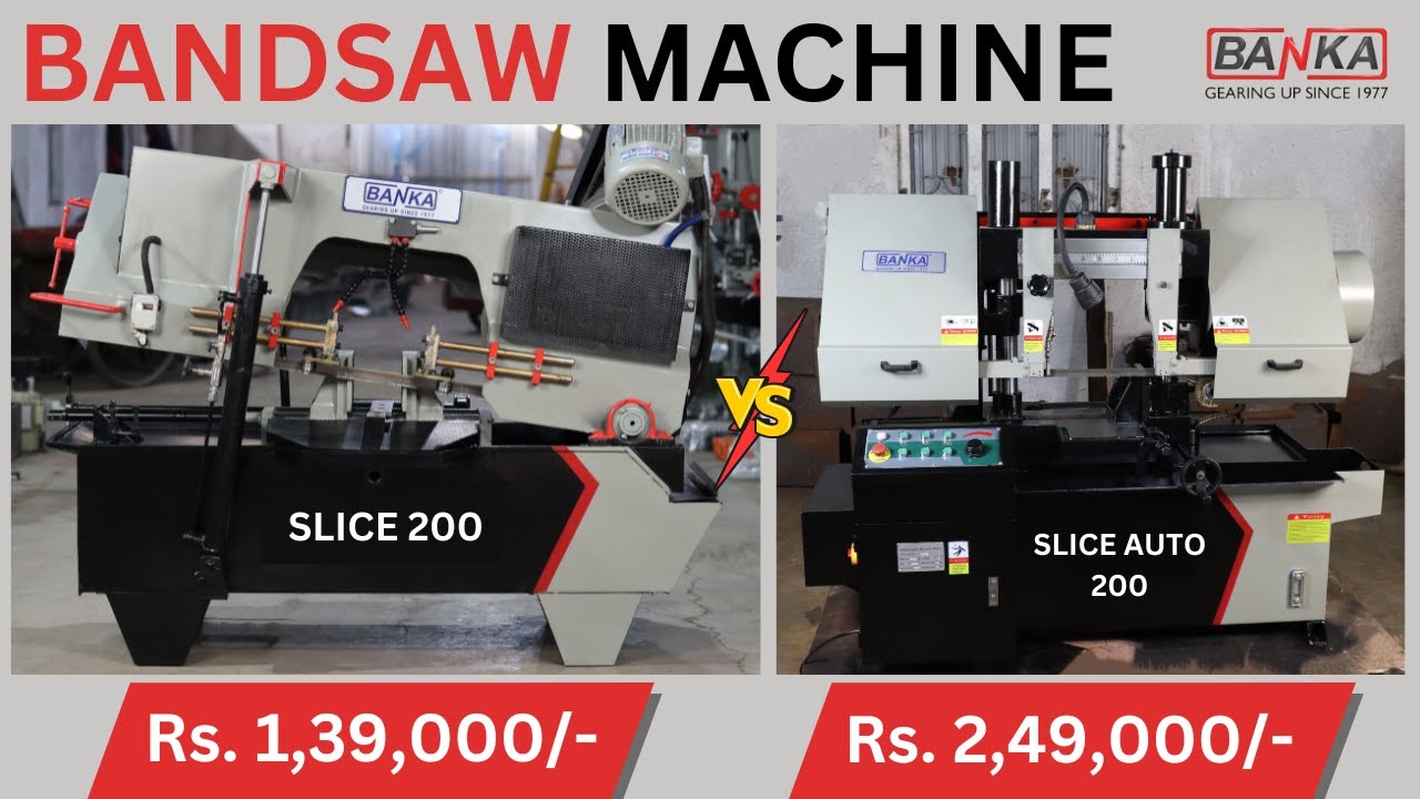 Automatic Vs Manual Bandsaw Machine की खरीदी कैसे करे ? Banka