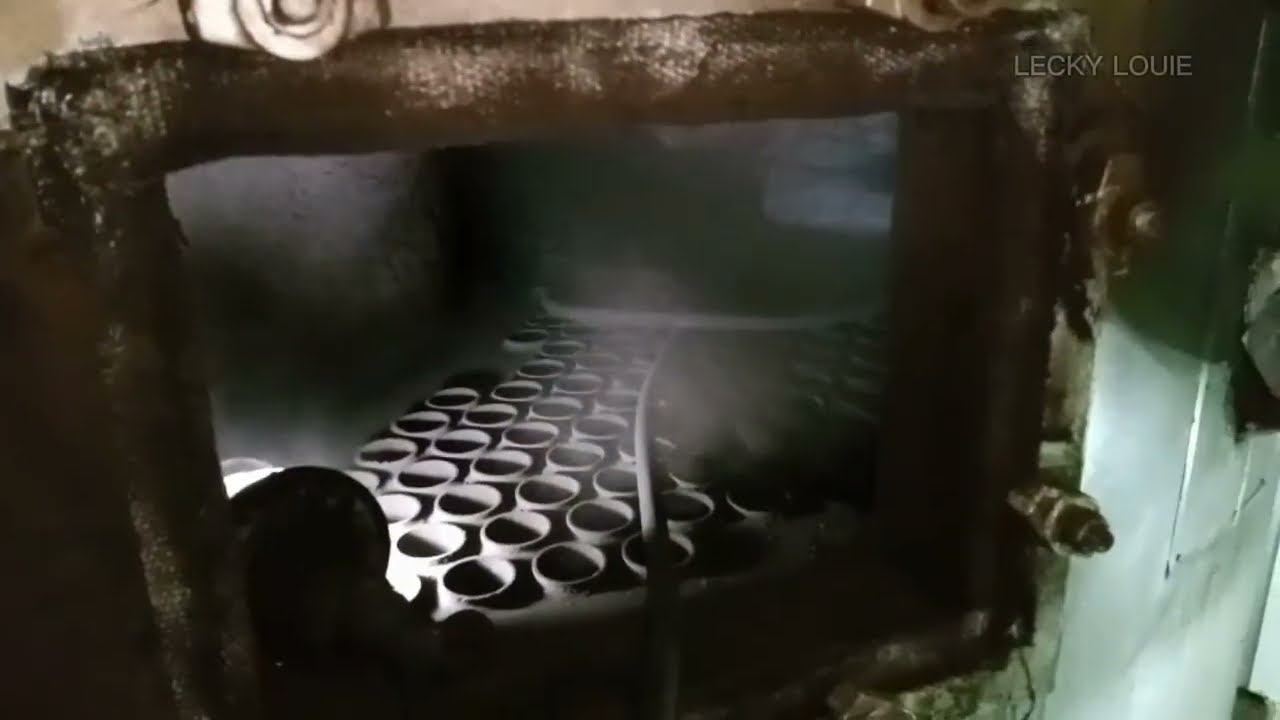 Marine Boiler: Smoke Tubes Maintenance Cleaning.