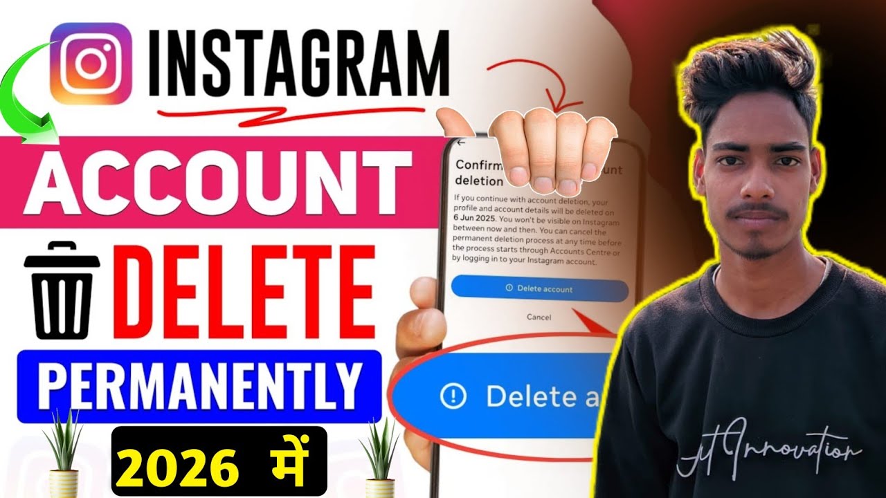 Instagram ki id kaise delete karen | instagram account delete kaise kare permanently 2025 | insta id