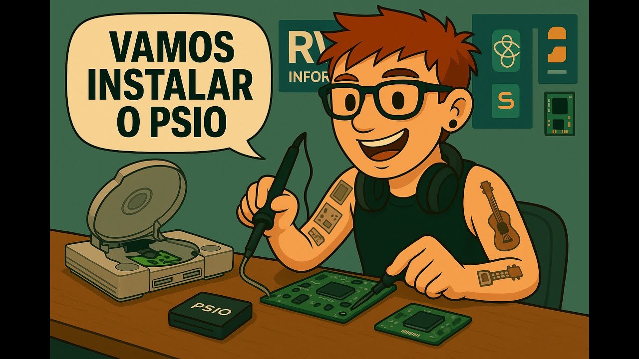 INSTALANDO PSIO NO PS1 FAT JAPONES PU 7 (EVERDRIVE PARA PS1)