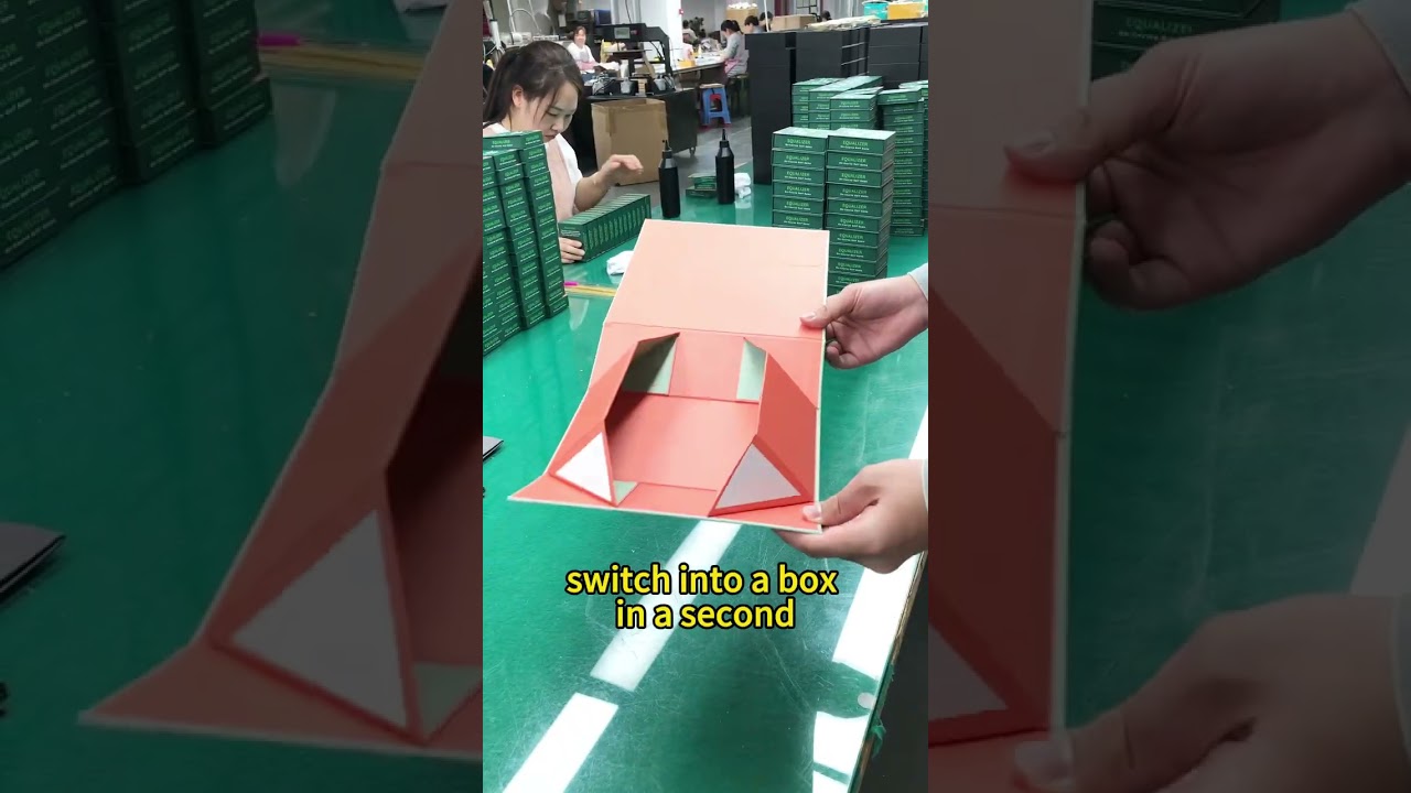 Folding gift box,saving up to 90% storage space.#foldablebox #custombox #giftbox #packagingfactory #