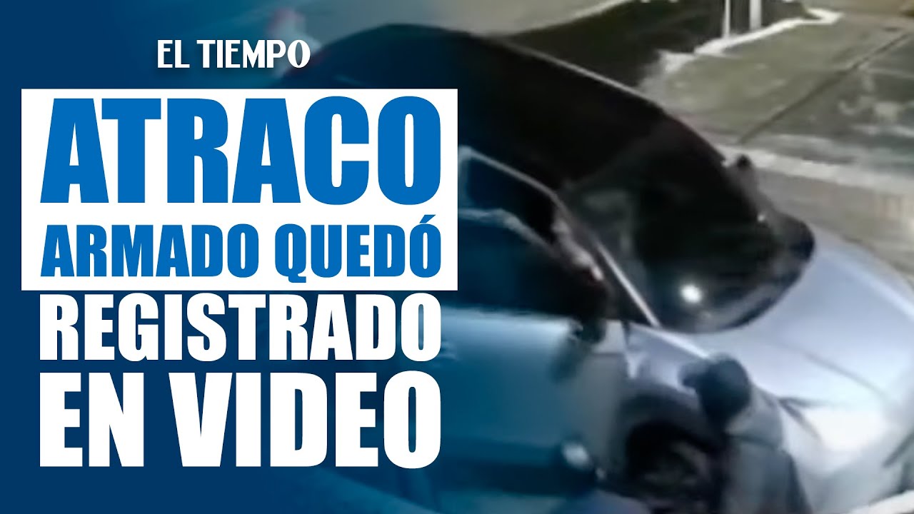 Video del r0b0 en Usaquén muestra a delincuentes encañonando a víctimas para r0b4r camioneta