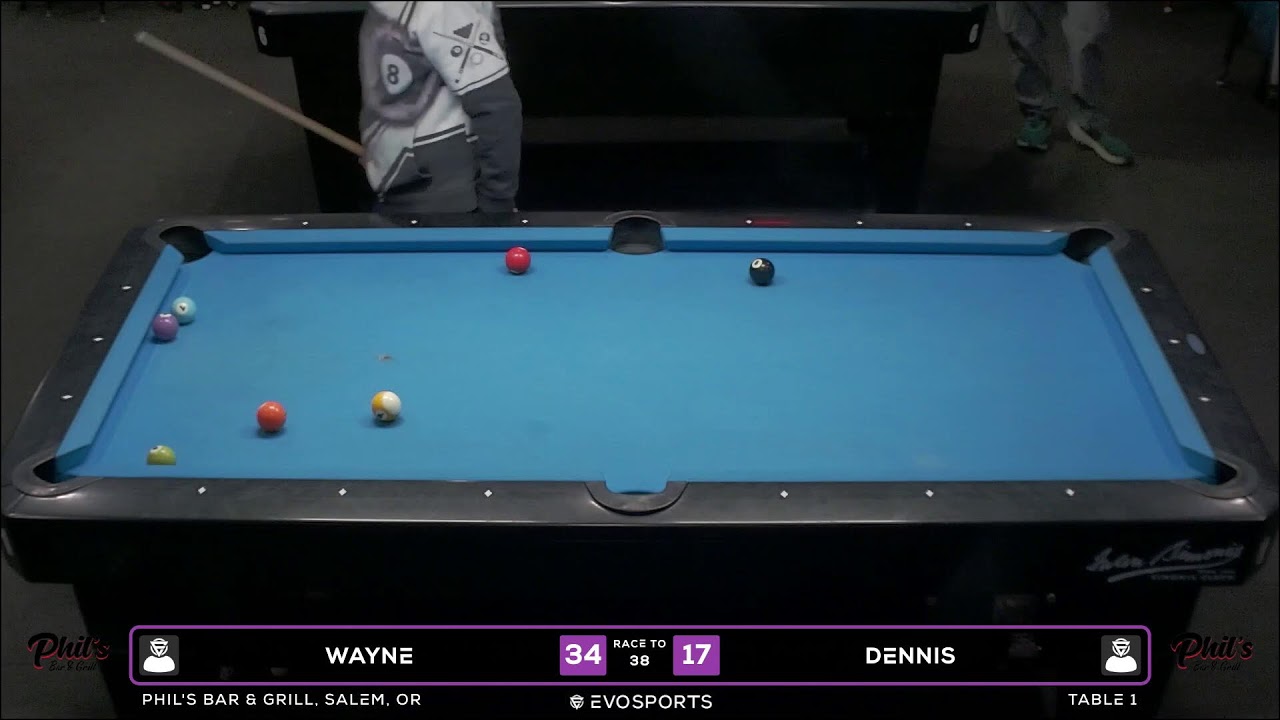 WAYNE vs DENNIS - PHIL'S BAR & GRILL - TABLE 1 | EvoSports