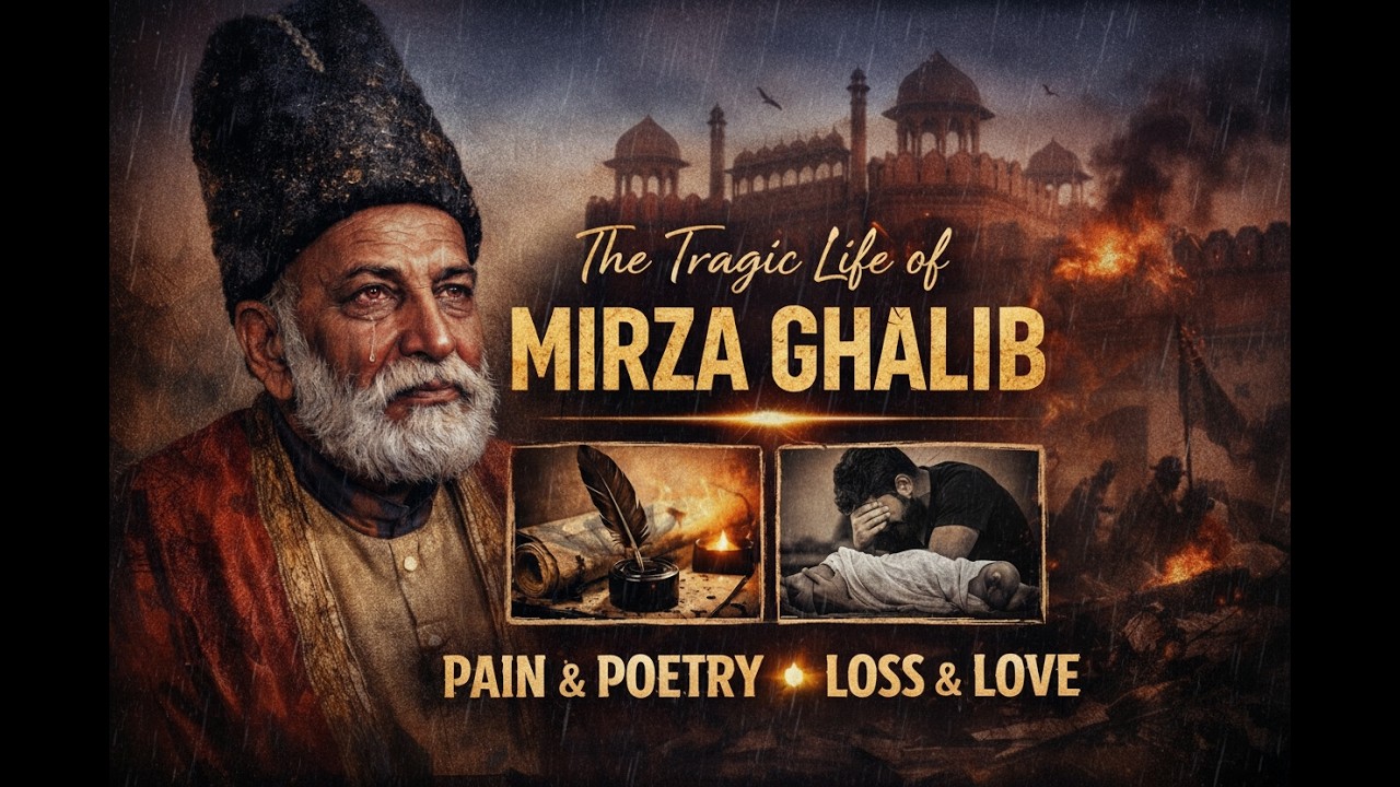From Heartbreak to Genius | Mirza Ghalib's Life