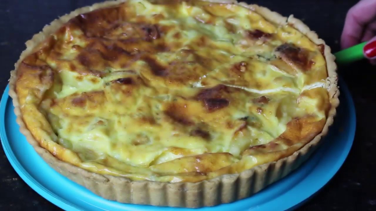 QUICHE TRÊS QUEIJOS - Fácil de fazer