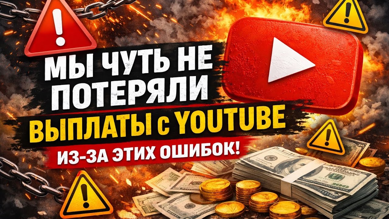 Мы чуть не потеряли выплаты с YouTube — из-за этих ошибок в AdSense