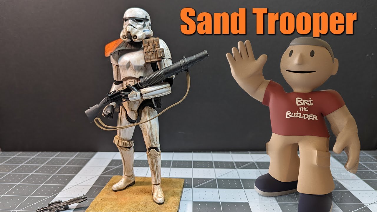 Build, Paint and Weather a Bandai 1/12 SandTrooper.