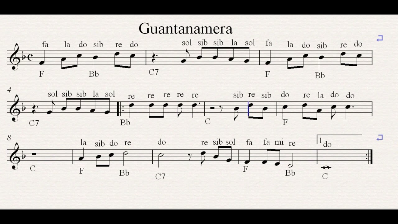 #Guantanamera  #notes