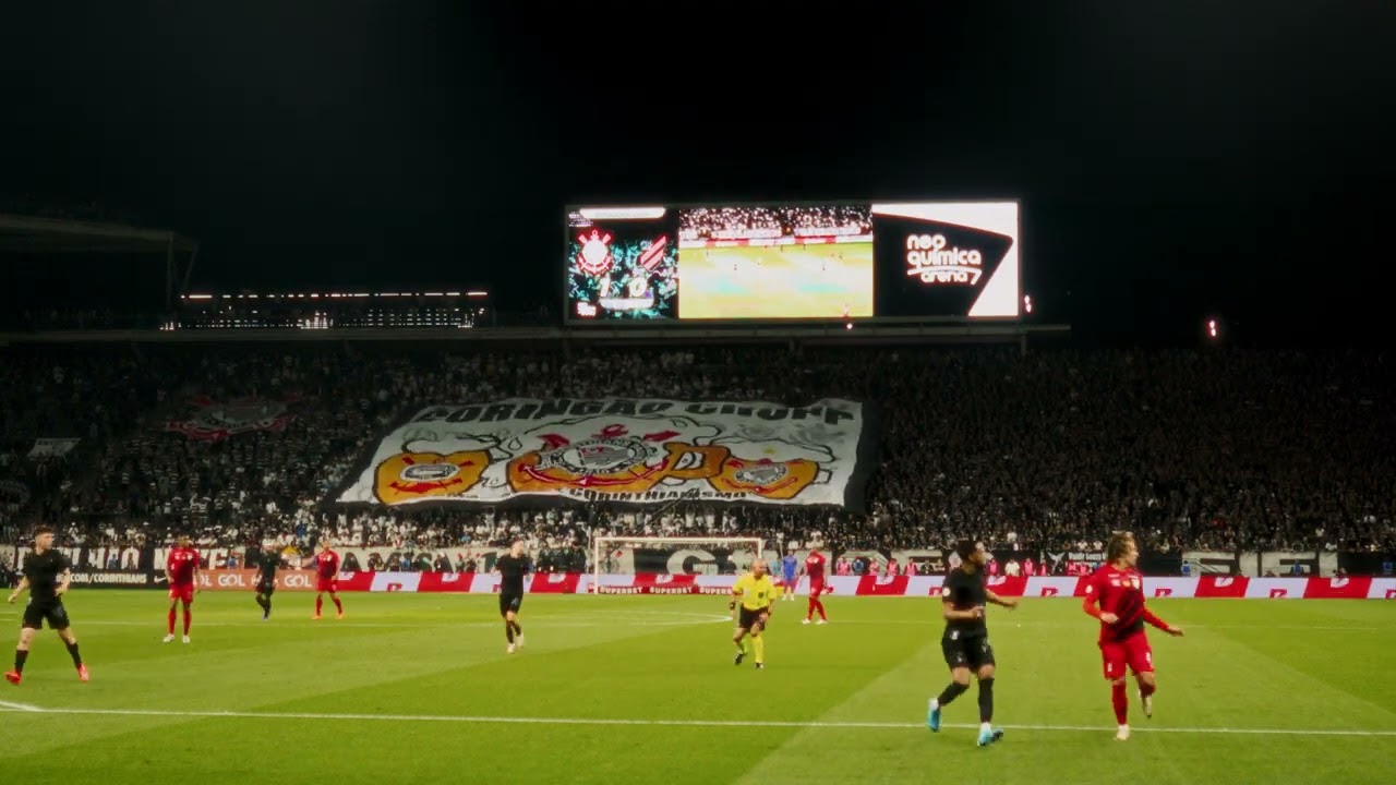 CORINTHIANS 5X2 ATHLETICO PARANAENSE - JOGO COMPLETO COM VISÃO DE DENTRO DO GRAMADO
