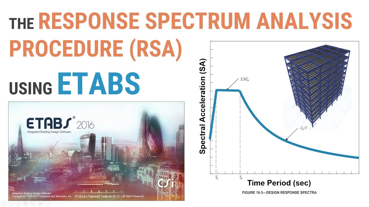 Part 5 of 5: The Response Spectrum Analysis Procedure using ETABS (Combined and Modal Responses)