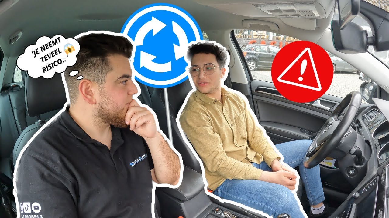 Grenzen opzoeken tijdens je praktijkexamen..😨 niet zo slim!❌
