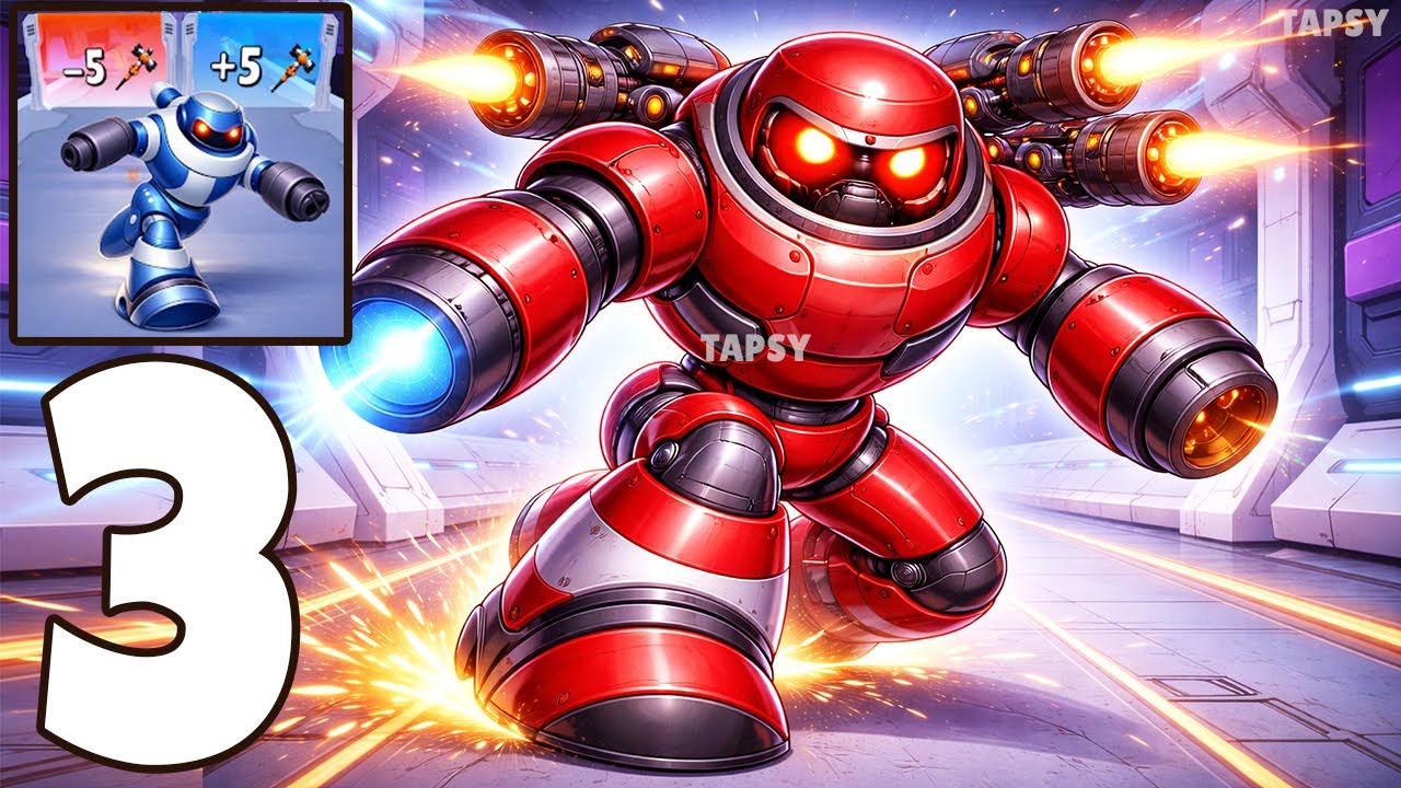 🤖Robots Run Runner Evolution Gameplay Walkthrough Part 3 – Robot Evolution & Upgrades (Android,iOS)