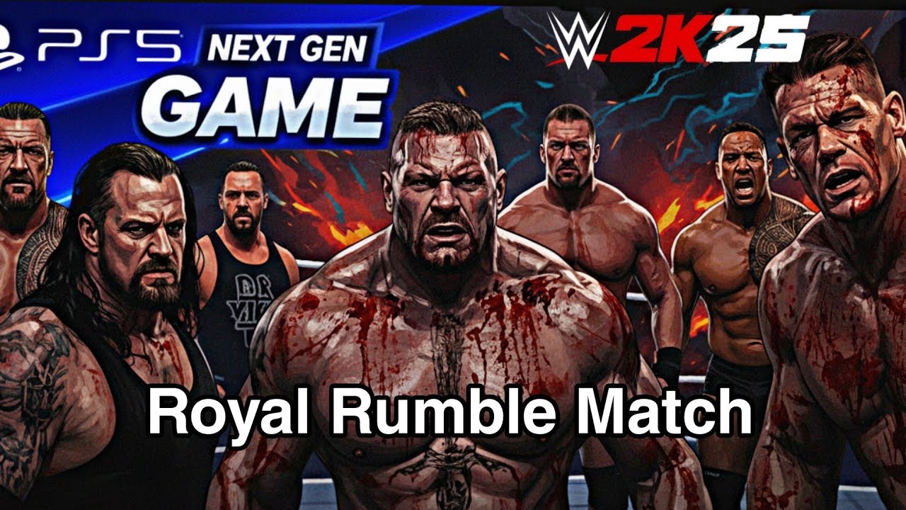 Wwe2k25 Royal Rumble match. Who will win? #wwe #wwe2k25 #ps5 