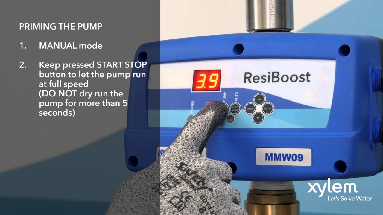 Lowara ResiBoost (water cooled). Easy installation and versatility for residential applications