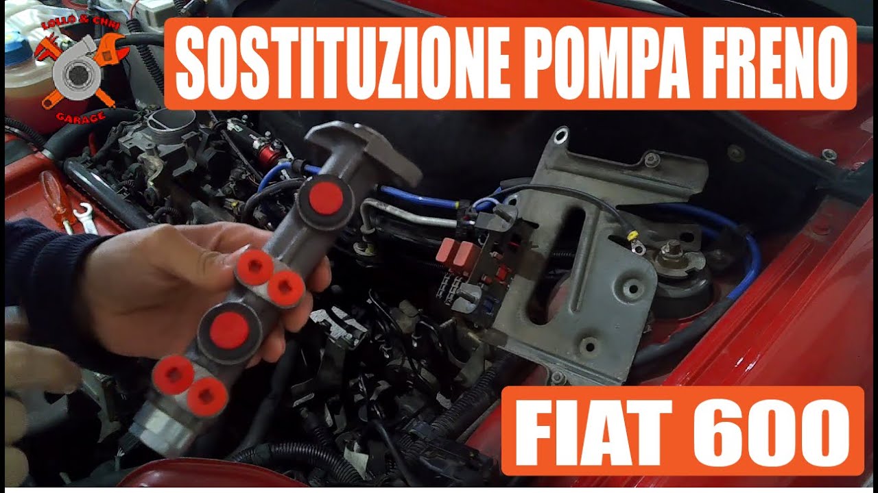 Pedale del freno va giù | sostituzione pompa freno Fiat 600