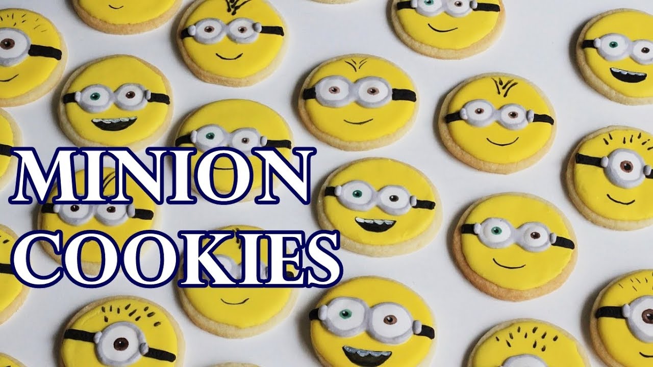 EASY MINION COOKIE TUTORIAL | DESPICABLE ME 3 | INTHEKITCHENWITHELISA