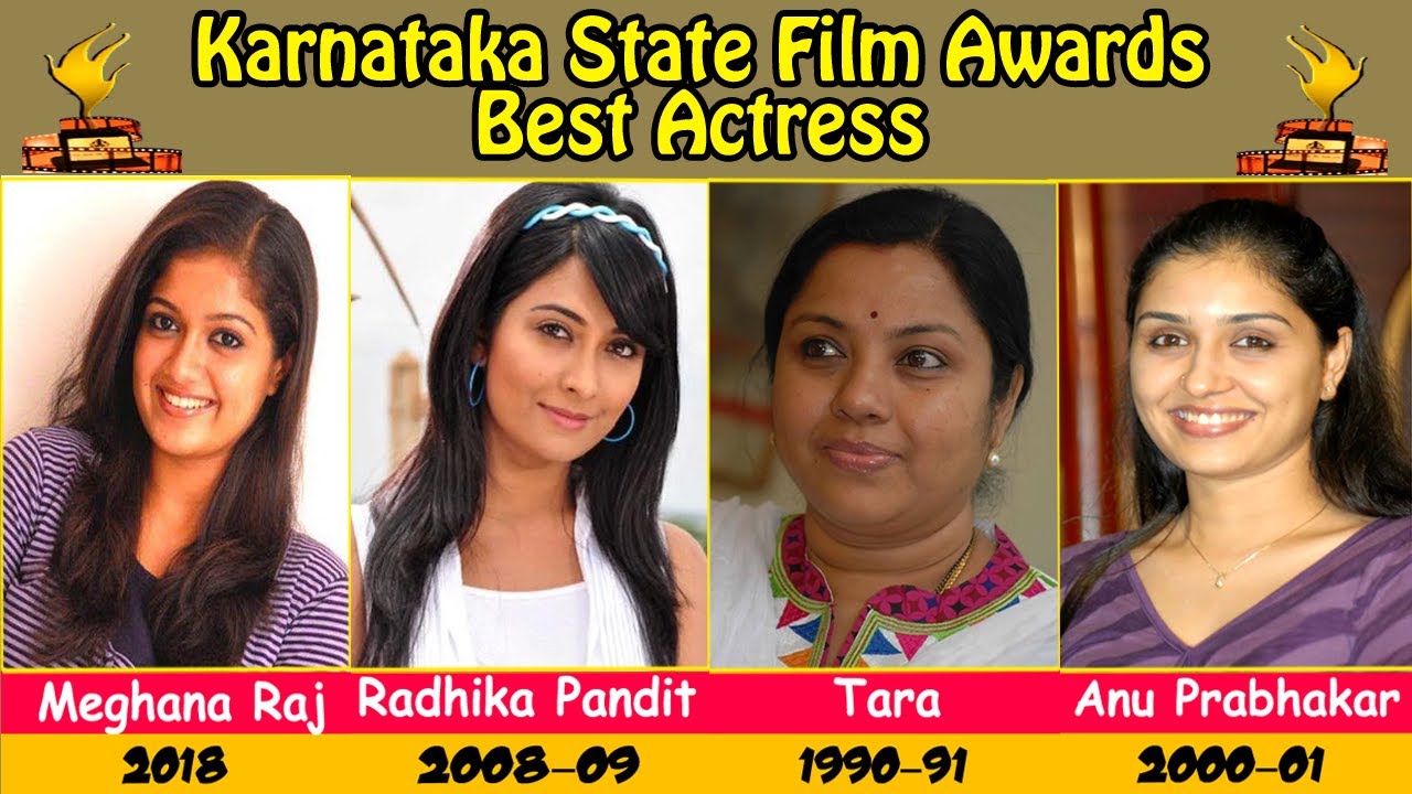 Karnataka State Film Award - Best Actress | Meghana Raj | Tara | Sruthi Hariharan | Radhika Pandit