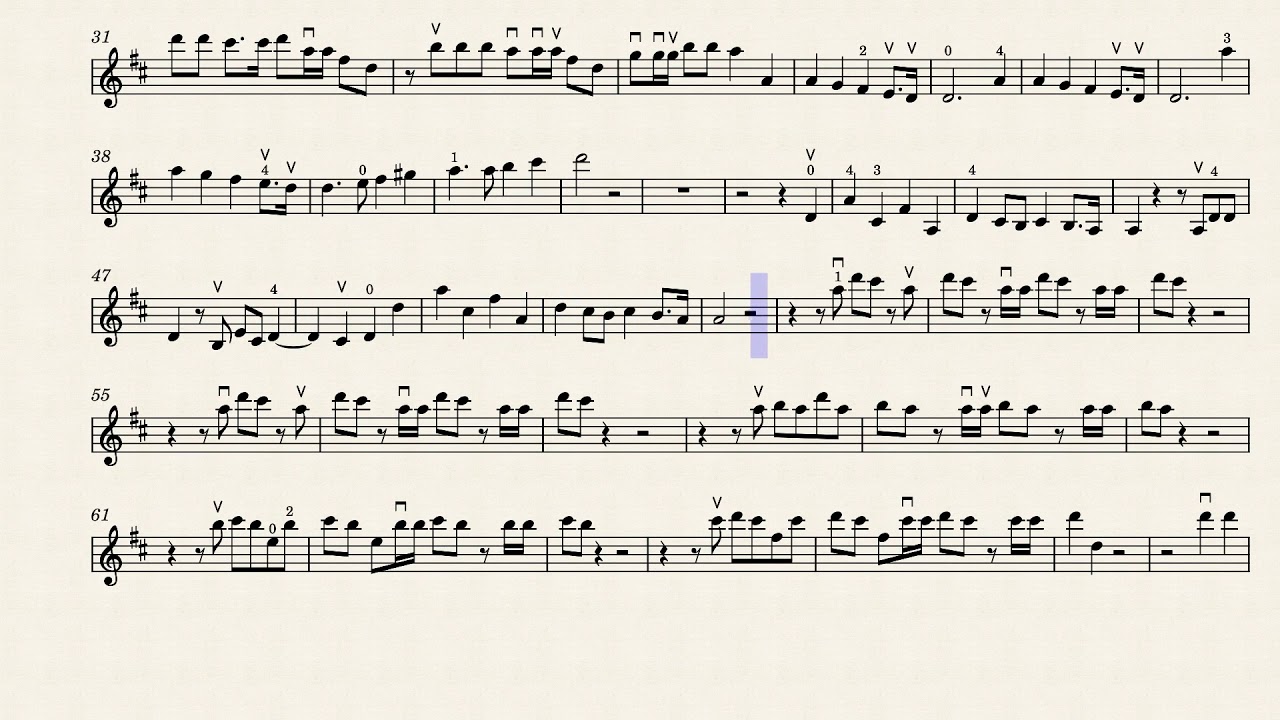 Handel Messiah - Hallelujah Chorus Violin 1