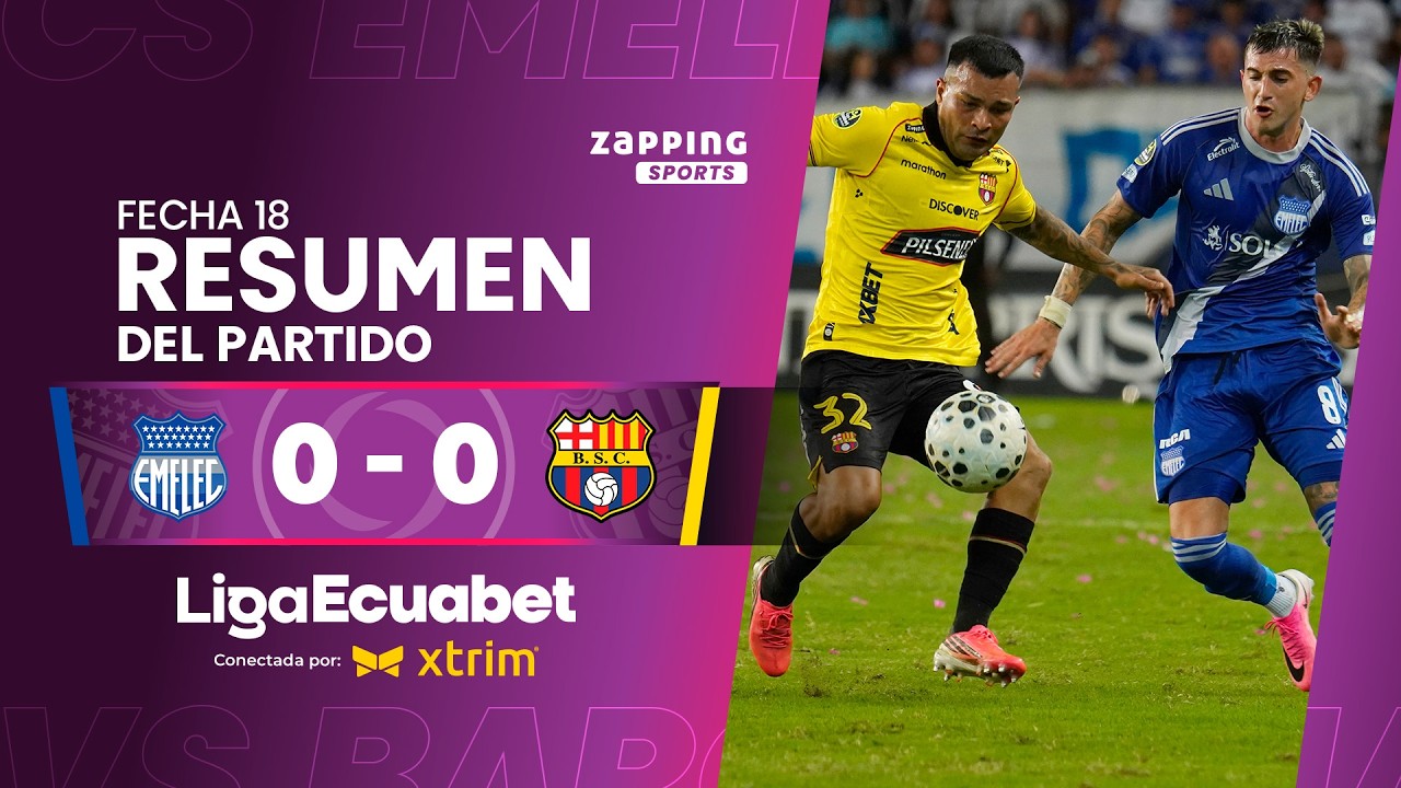 CS Emelec 0 - 0 Barcelona SC / Fecha 18 / Liga Ecuabet conectada por Xtrim2026
