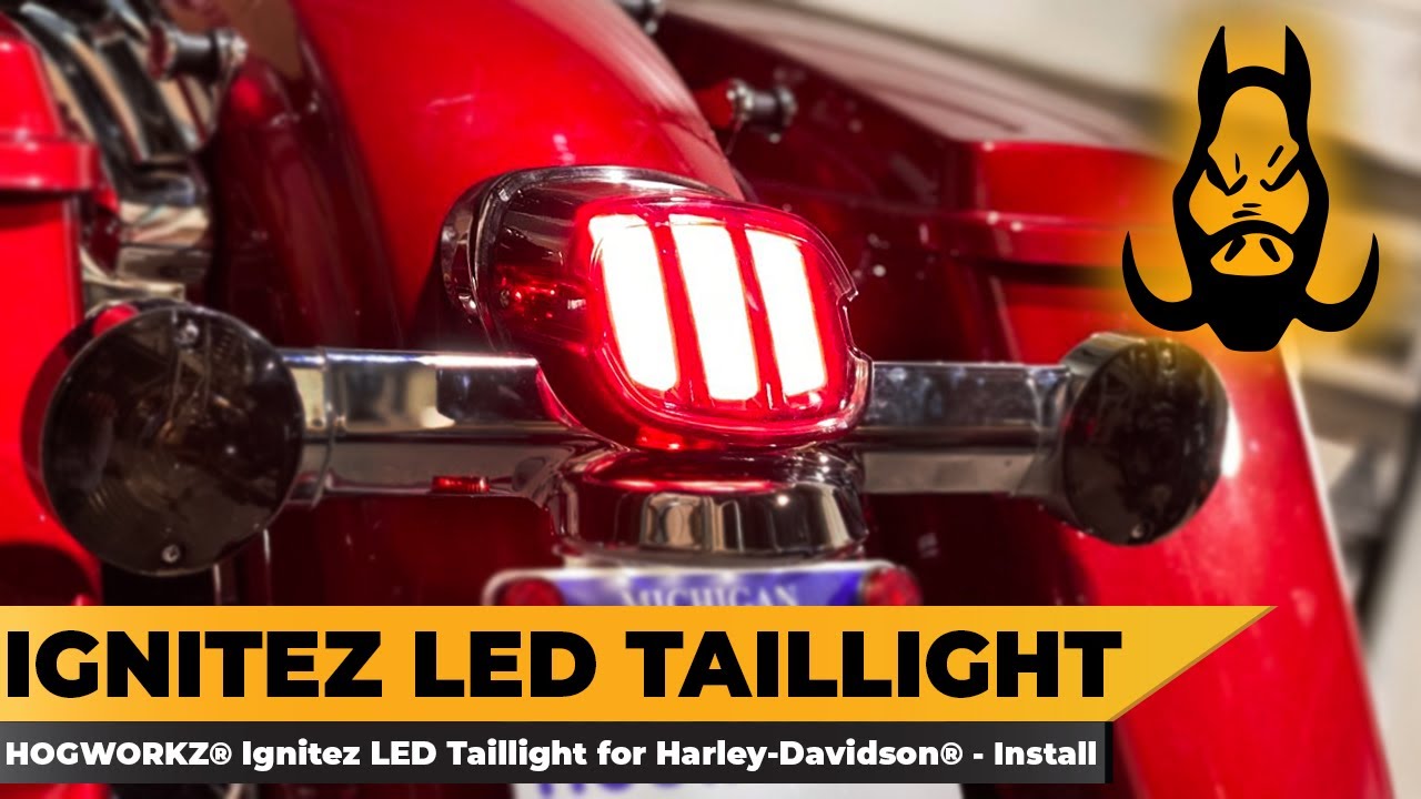 HOGWORKZ&reg; LED Taillight Install for Harley&reg; (Fits Most&reg; Harley Touring Models)