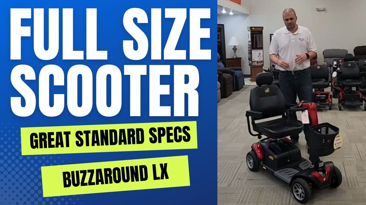 Golden Technologies Buzzaround LX 4-Wheel Scooter GB149 [2024]