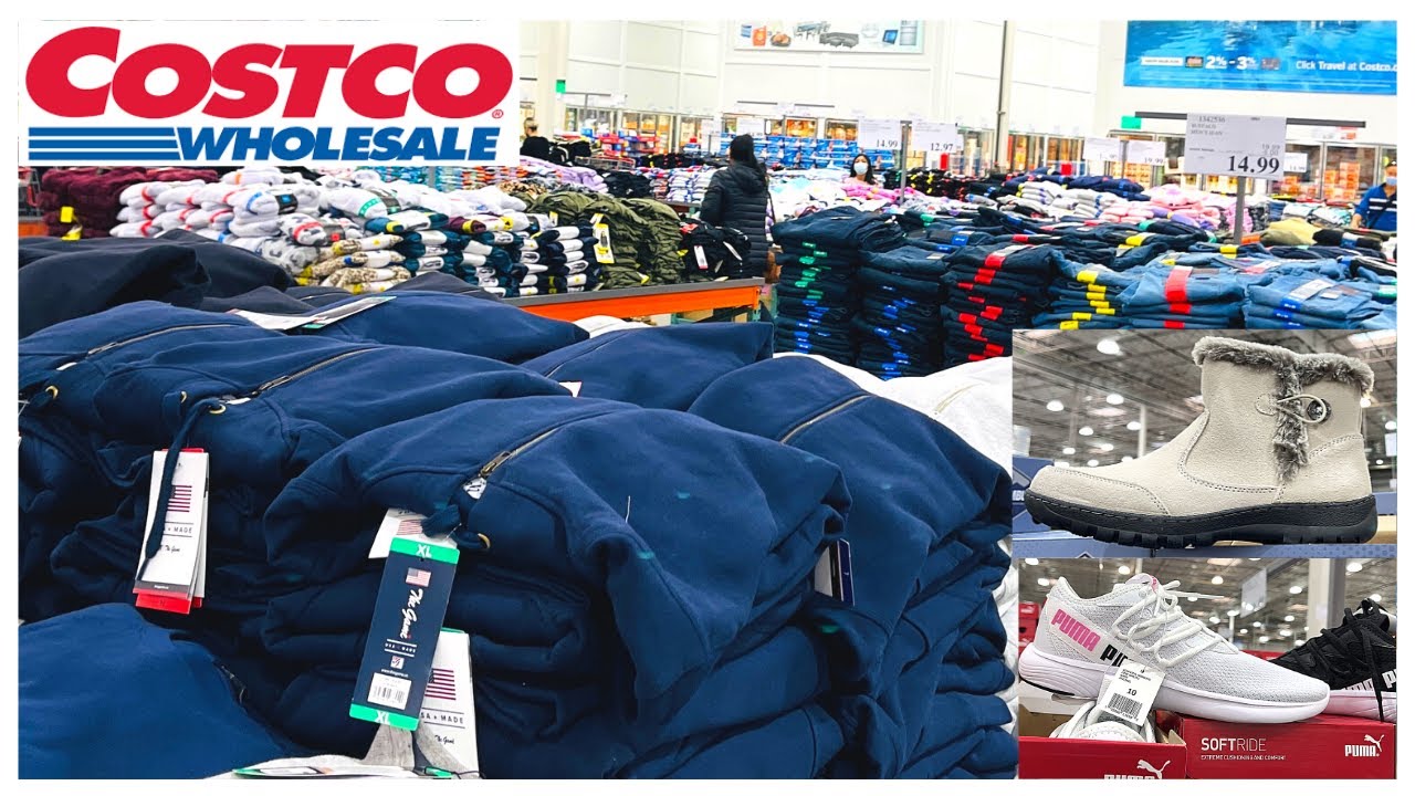 COSTCO CLOTHES MEN'S AND WOMEN'S  SHOES LEGGINGS BRANDS || SHOP WITH ME 2022
