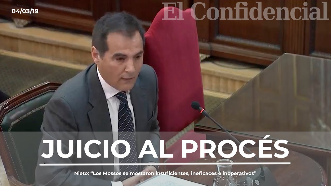 Nieto en el juicio del procés: 