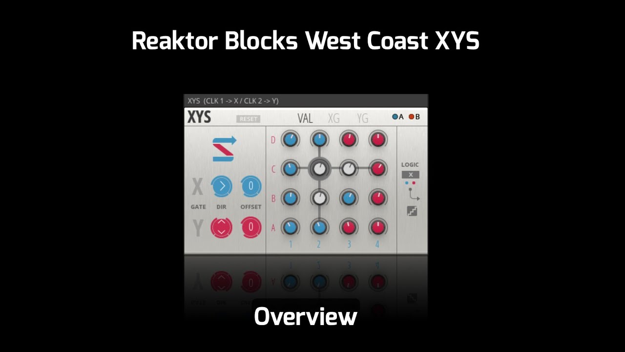 Native Instruments Reaktor Blocks XYS Overview