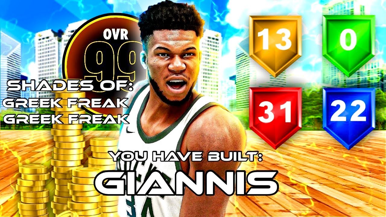 NBA 2K23 DEMIGOD GIANNIS BUILD - ATHLETIC INSIDE CENTER + OVERZIED INSIDE PG