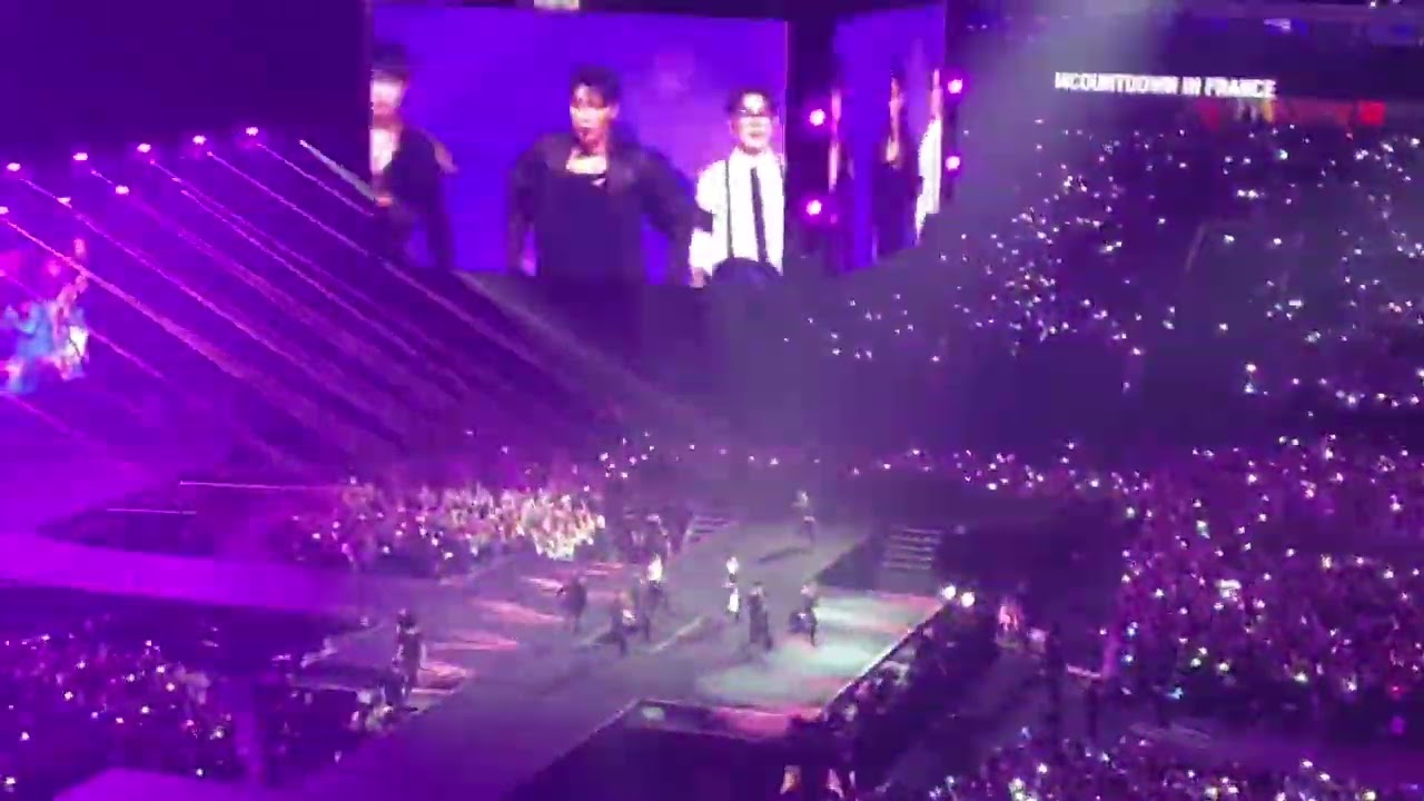Mcountdown introduction with K-tigers & Ateez (The real) fancam 151023