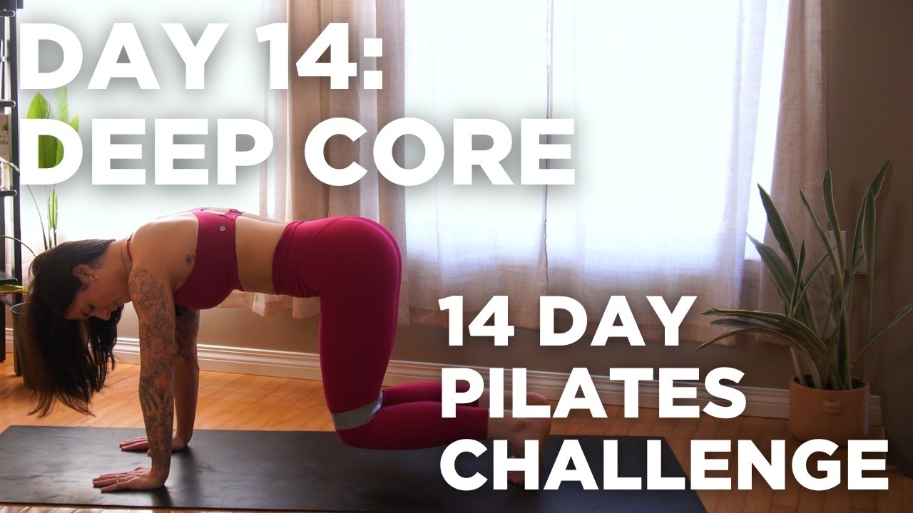 14 DAY PILATES CHALLENGE │ DAY 14 │20 MIN │DEEP CORE │AT HOME PILATES │PILATES WITH TALESE