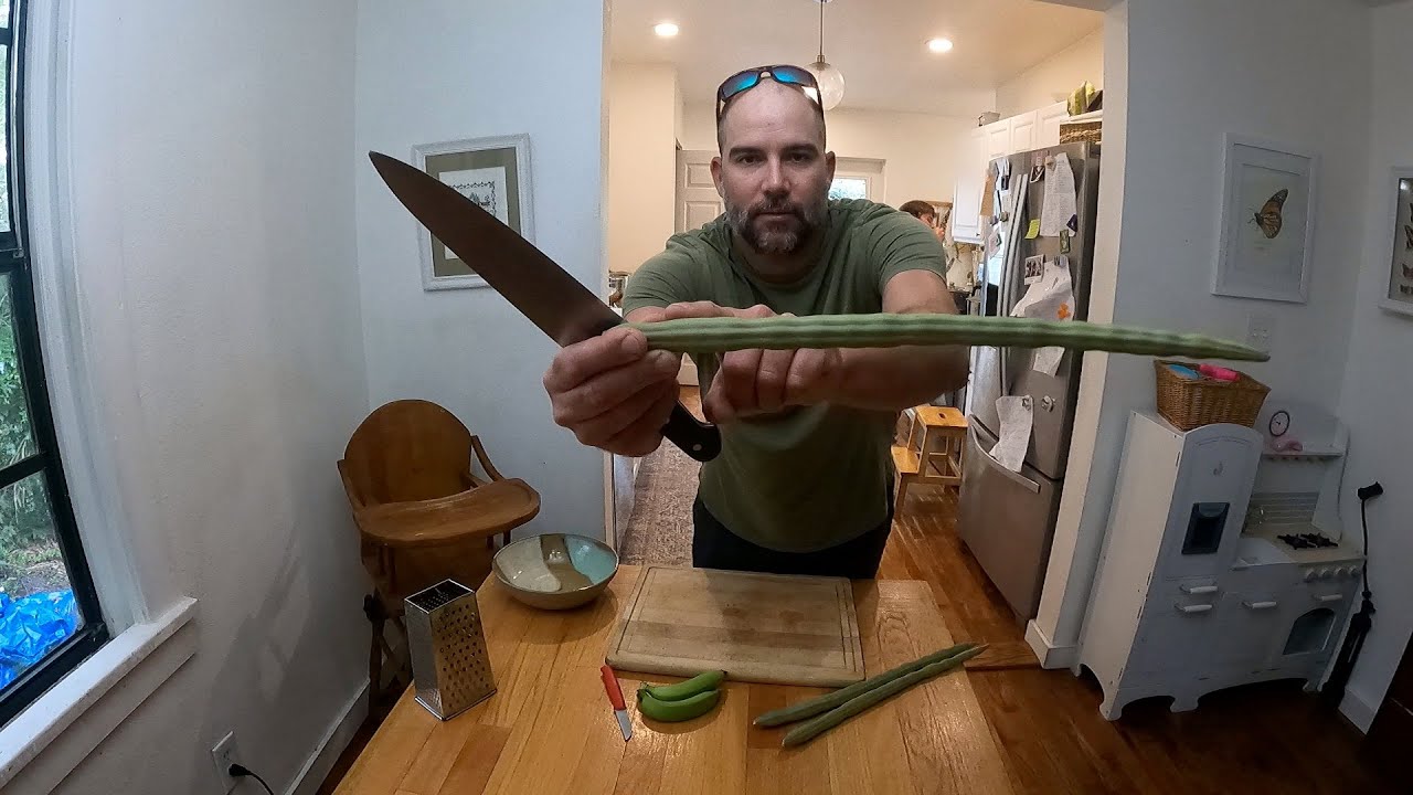 Eating Moringa Seed Pods