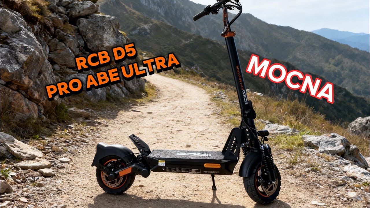 🚀 Hulajnoga elektryczna &ndash; RCB D5 Pro ABE Ultra &ndash;PONAD 100KM ZASIĘGU?! 😱 TEN TEST SZOKUJE! ⚡🔥OFFROAD 