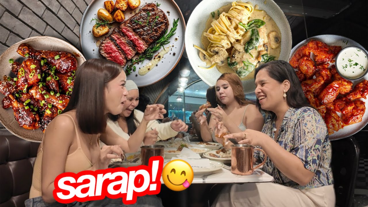 NAG DINNER SA PANGMAYAMAN NA RESTAURANT! 😋 (ANG SARAP NG MGA PAGKAIN!)