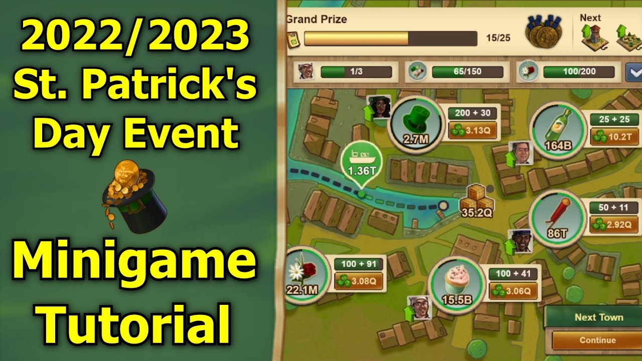 Forge of Empires: St. Patrick's Day Event - Minigame Tutorial! How to play the Event Minigame!