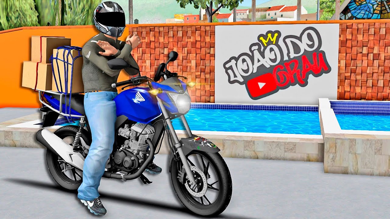 FIZ UMA ENTREGA NA CASA DO @JoaoDoGrau 🤩🙅🏽‍♂️ GTA SA VIDA REAL