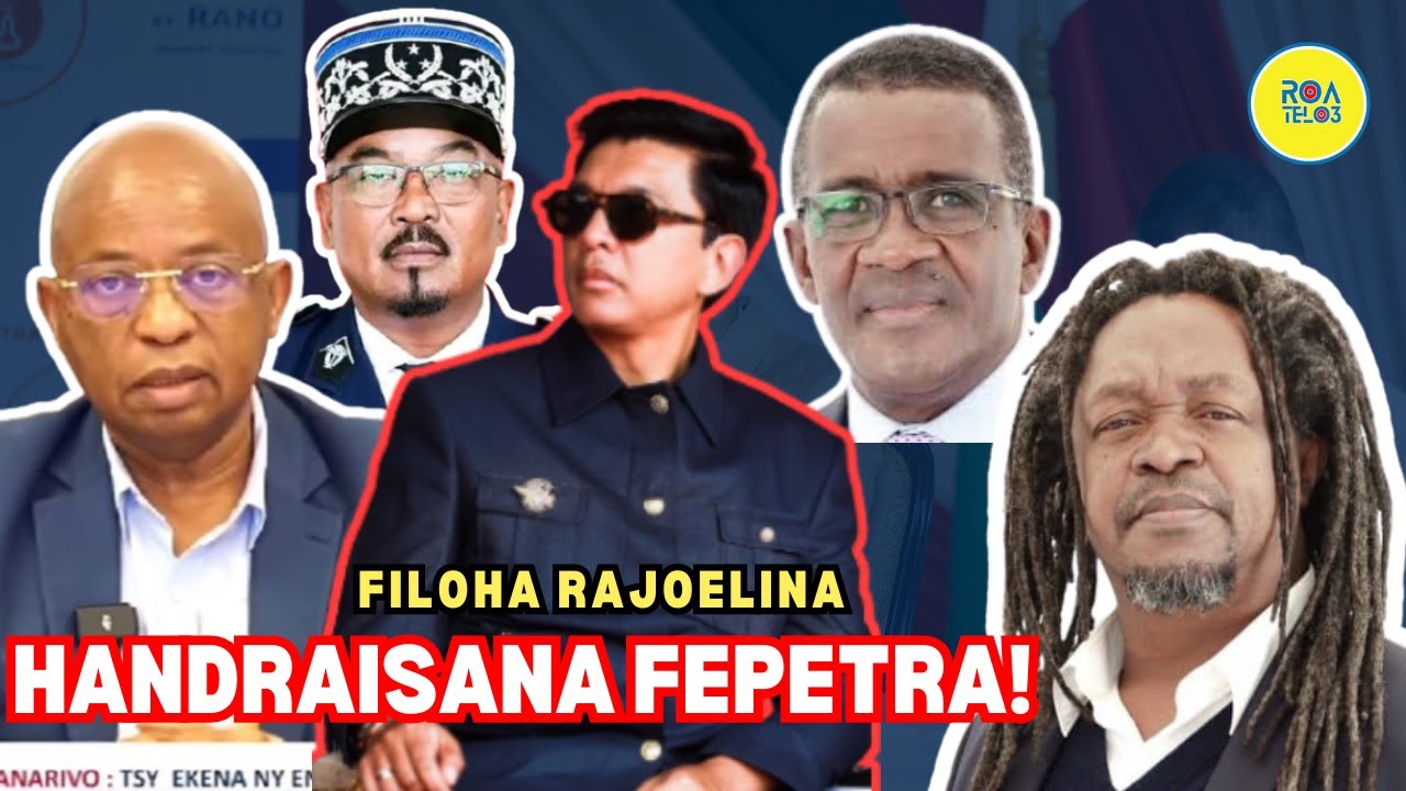 FILOHA RAJOELINA, PM, MINISITRY NY RANO & ANGOVO NO MPANAKORONTANA❗RAISO NY FEPETRA❗